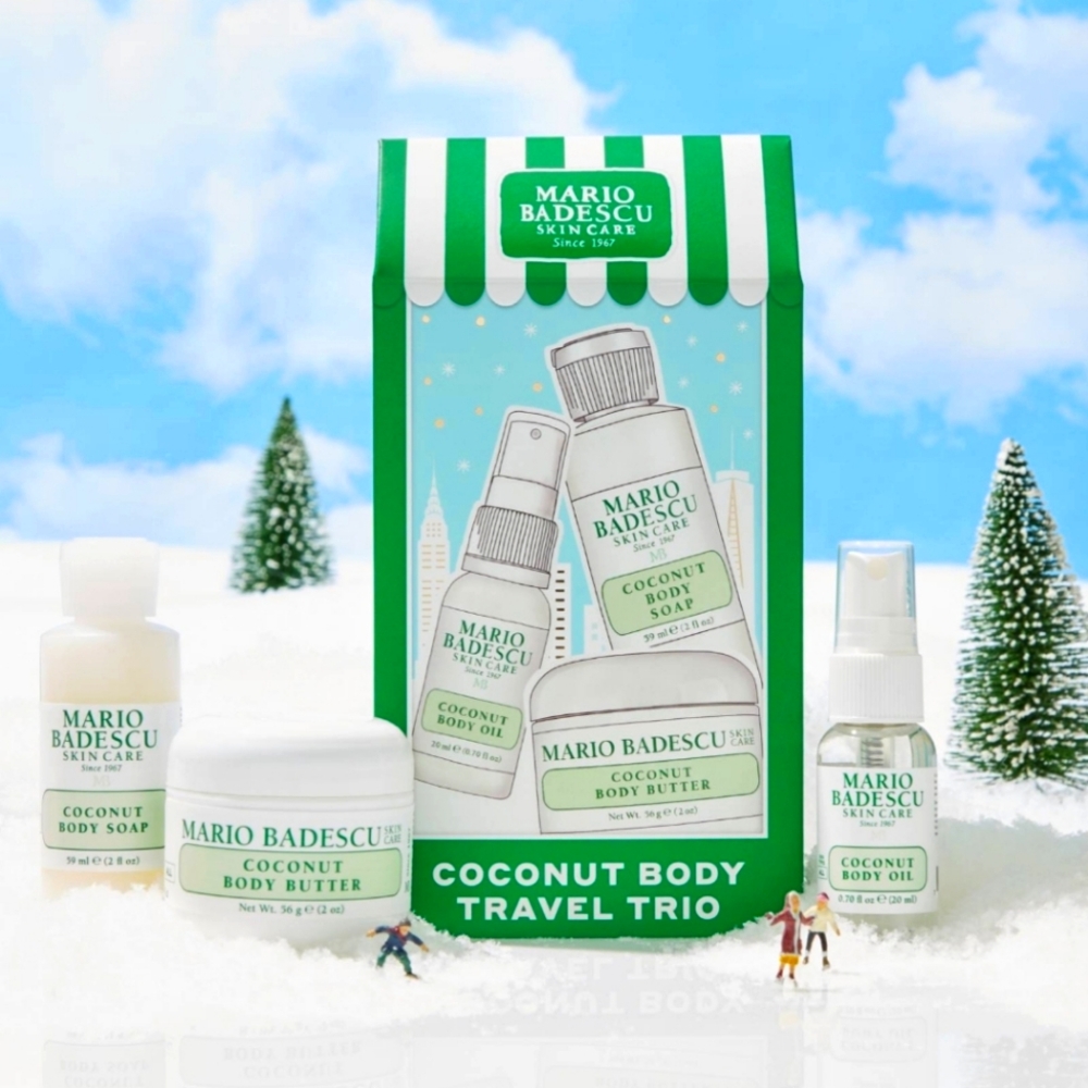 MARIO BADESCU COCONUT BODY TRAVEL TRIO/BRAND NEW-UNOPENED